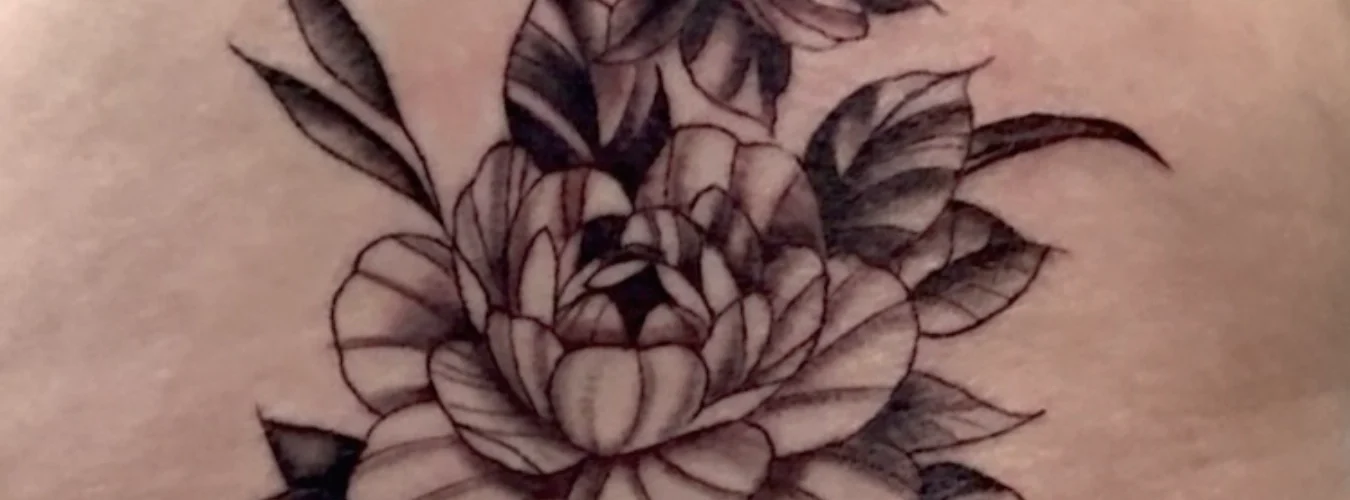 Floral Fine Line tattoo by Legendary Tattoos Floral Fine Line tattoo by Legendary Tattoos in Las Vegas